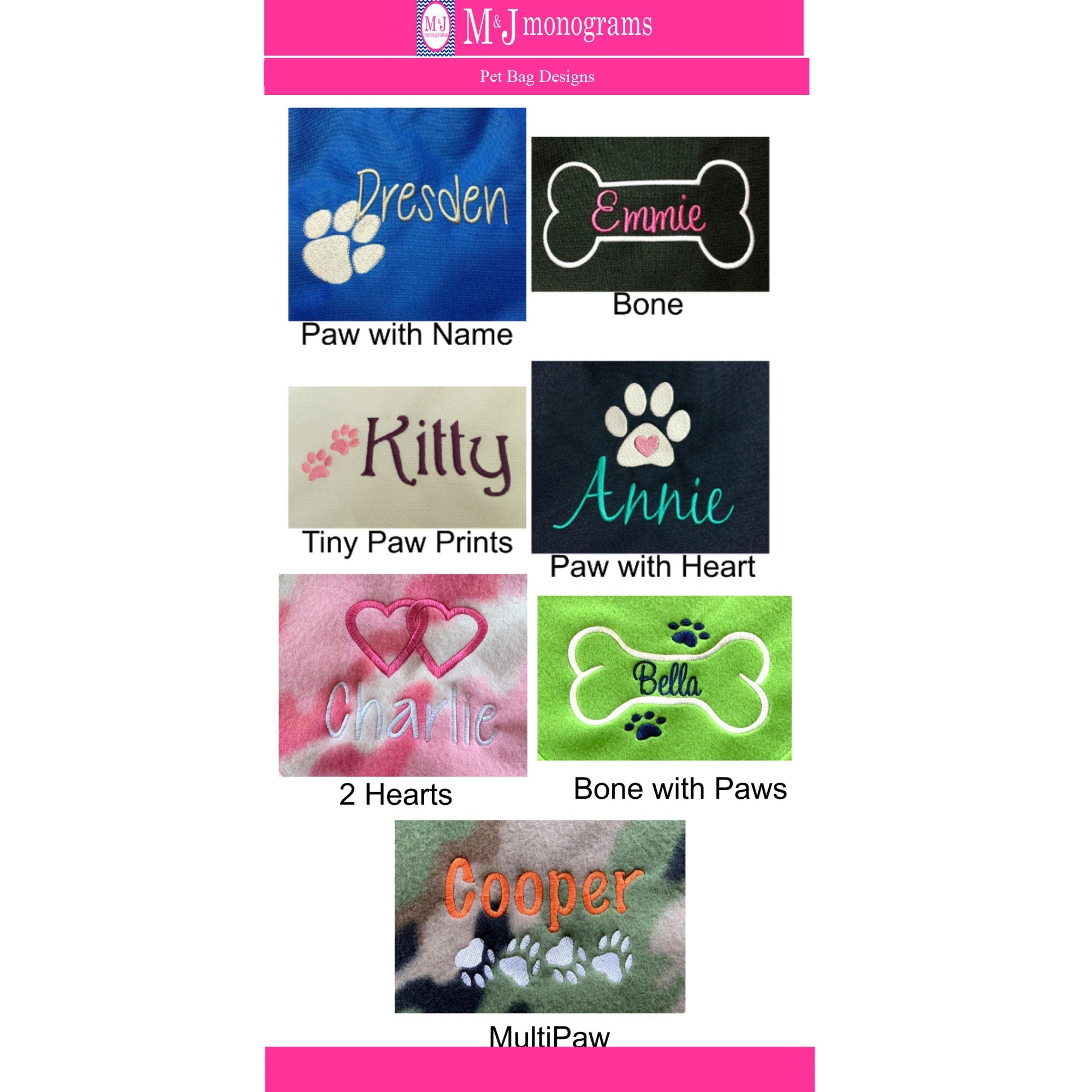 Personalized Dog Lunch Bag