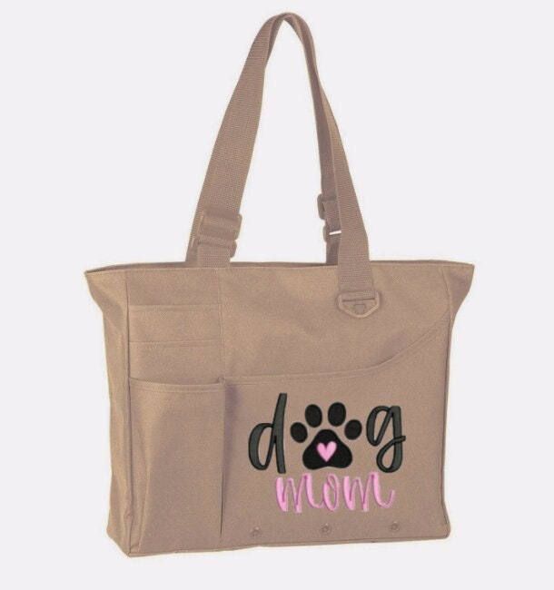 Dog Mom Pet Bag - Dog Mama Durable Puppy Dog Bag