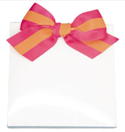 Classic Ribbon Bow Notepad- 4 Color Combinations