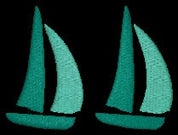 Sailboat Fingertip Towel