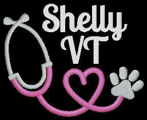 Monogrammed Vet Tech Bag - Vet Tech edp dvm vt rvt cvt lvt cva