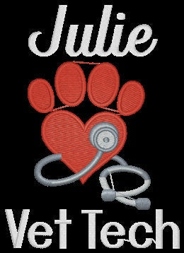 Monogrammed Vet Tech Utility Bag