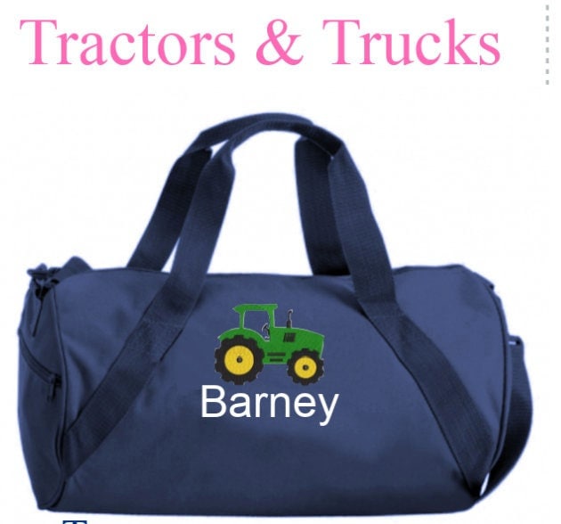 Personalized Tractor Overnight Bag