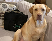 Personalized Embroidered Pet Travel Tote for Dog Park or Show