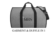 Monogrammed Men's Garment Bag