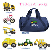 Personalized Tractor Overnight Bag