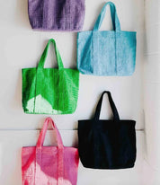 CLOSEOUT - Terry Cloth Tote and Pouch Beach  Set