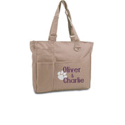 Two Names Dog Bag - Puppy Tote for Dog Lovers