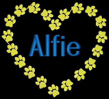 Paw Print Heart Puppy Pet Bag