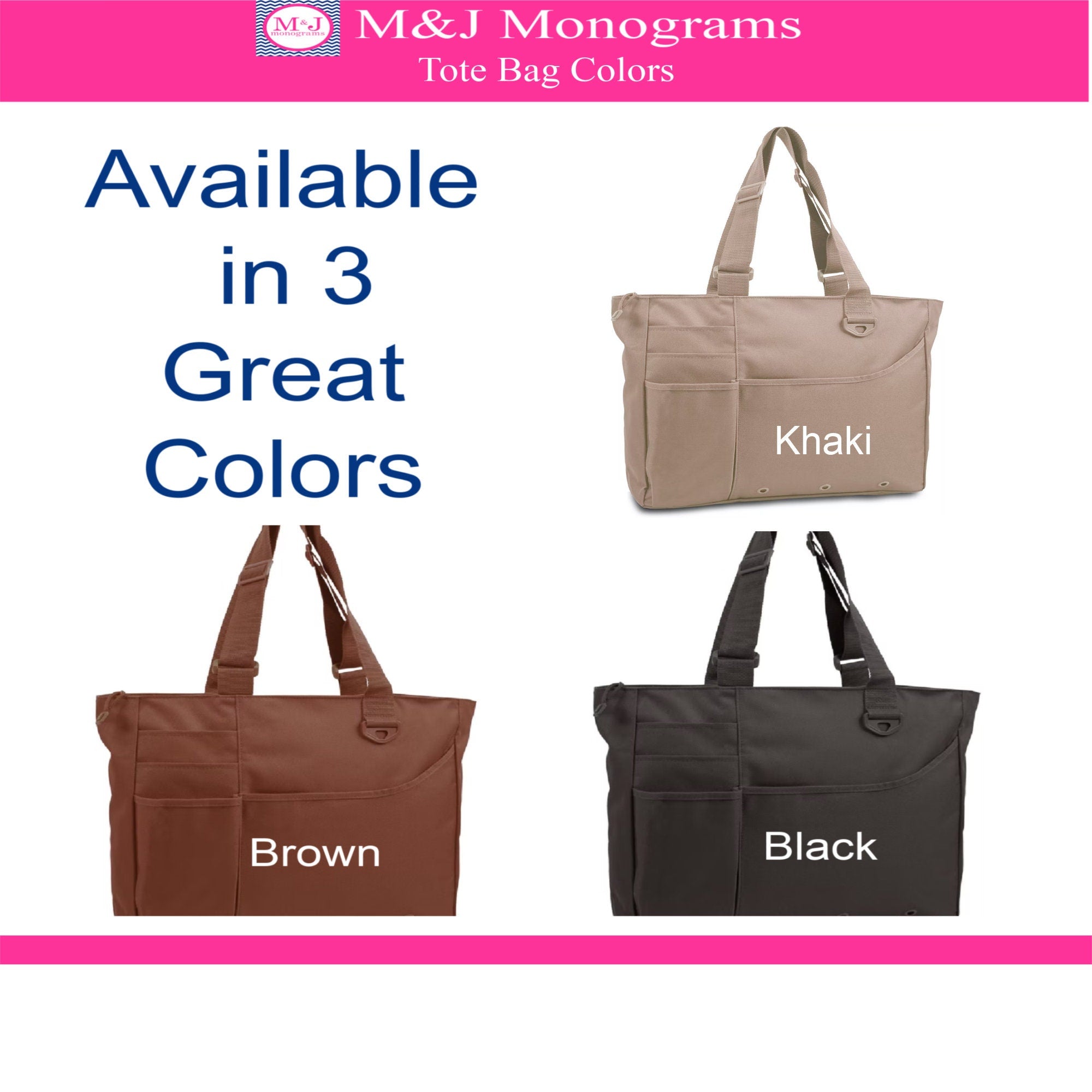 Monogrammed Tote Set with Lunch