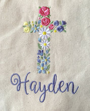 Personalized Cross CCD Church Bible Tote Bag