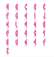 Scallop Design Monogrammed Tote Bag