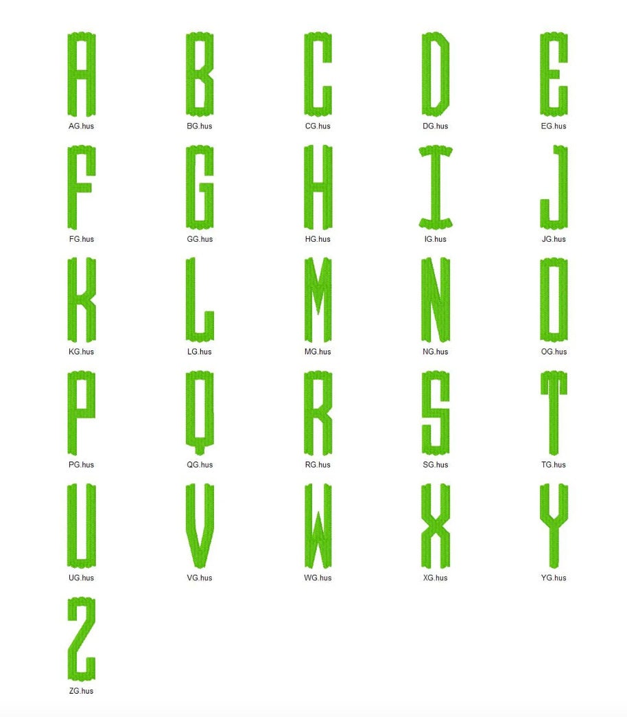 Scallop Design Monogrammed Tote Bag