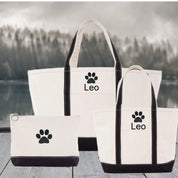 Custom Dog Travel Bag Set, Dog Lovers Gift