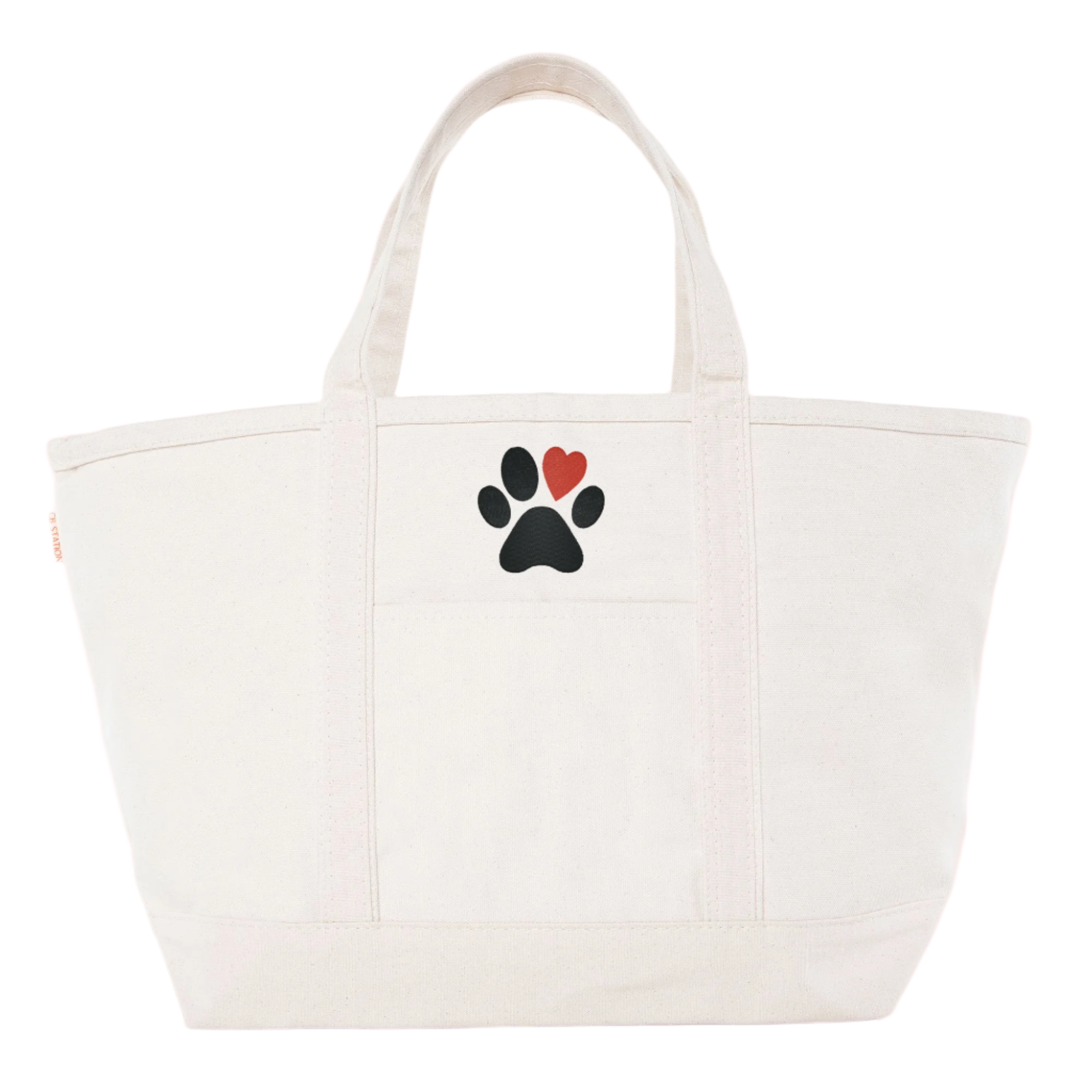 Pet Paw Heart Design Tote Bag