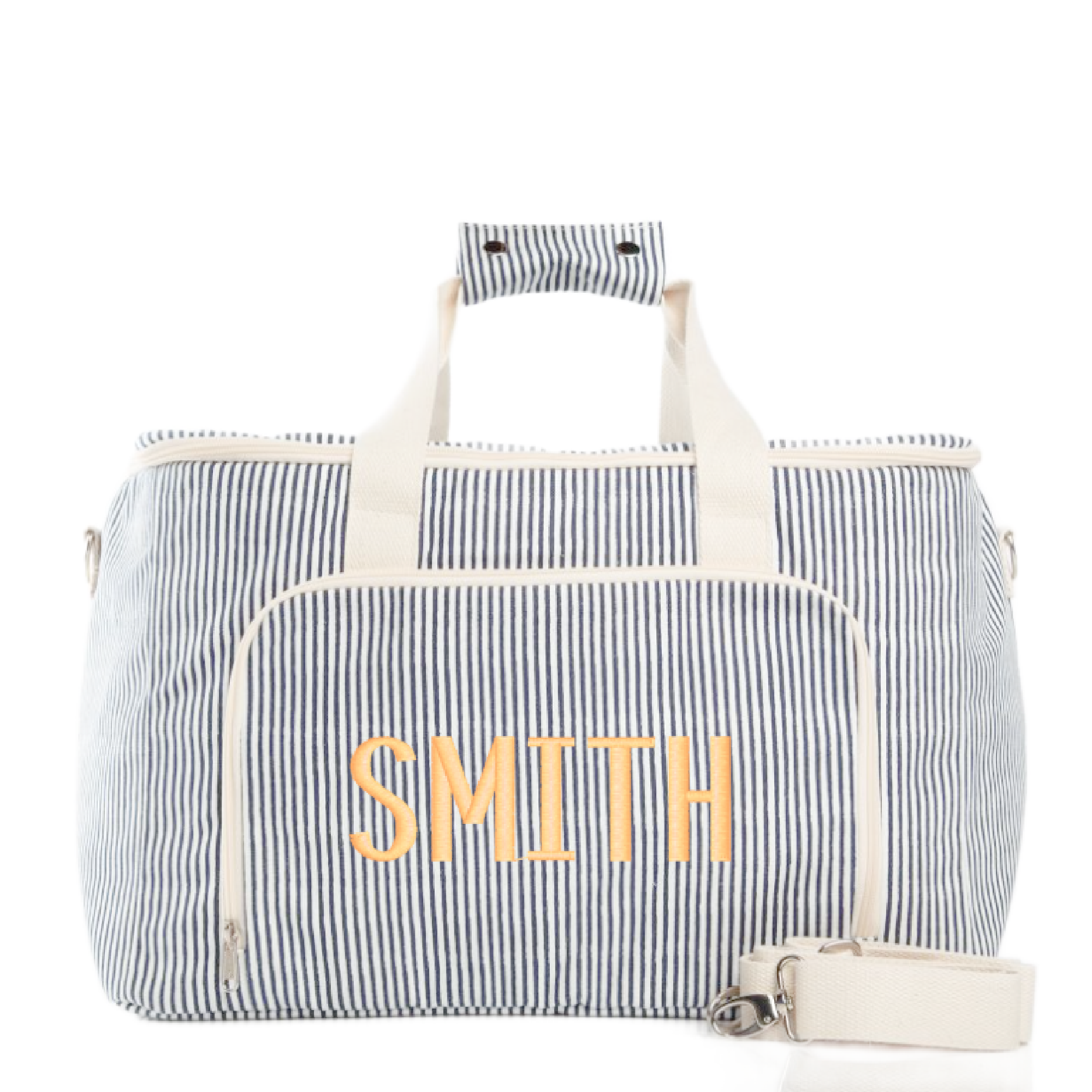 Personalized Large Striped Cooler
