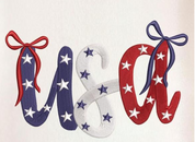 Embroidered USA sweatshirt