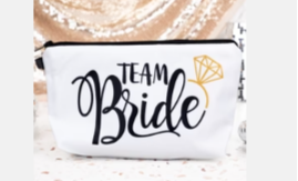 CLOSEOUT - Team Bride Cosmetic Bag
