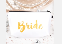 CLOSEOUT - Bride Cosmetic Bag