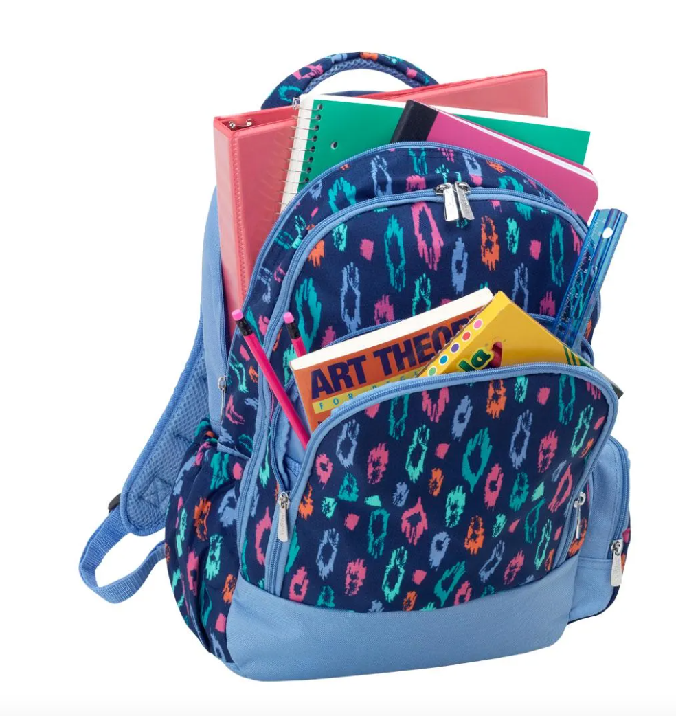 CLOSEOUT - Laney Leopard Print Backpack