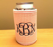 CLOSEOUT - Personalized Seersucker Drink Wrap