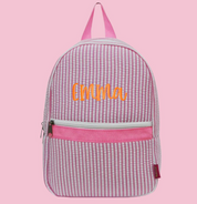 Personalized Seersucker Toddler Backpack