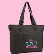Personalized Optometry Tote, Optometrist Bag