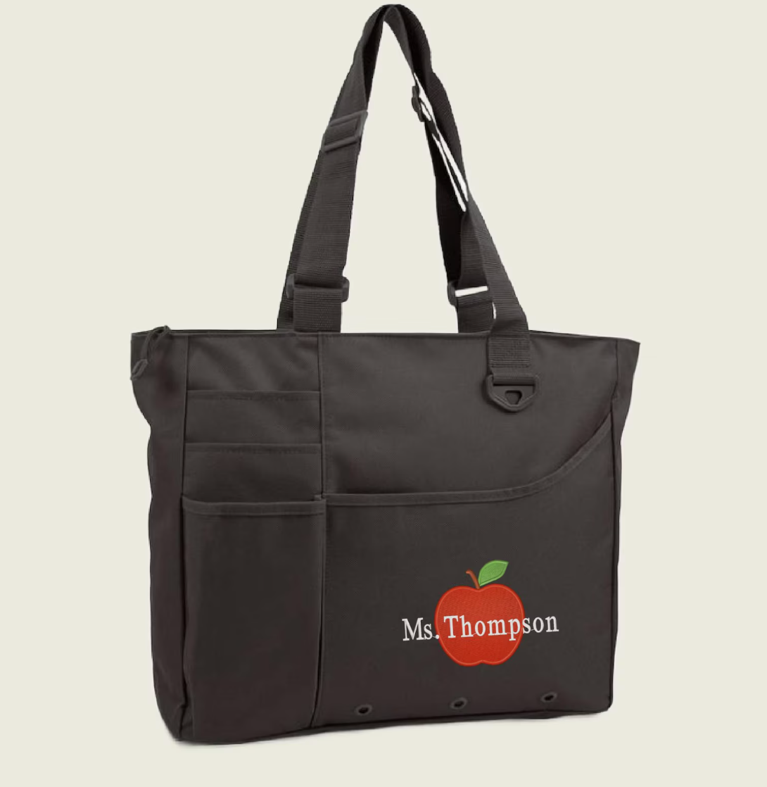 Apple Design Teacher Bag