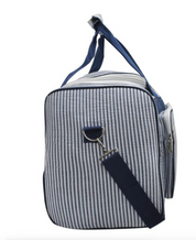 Personalized Seersucker Duffle Bag