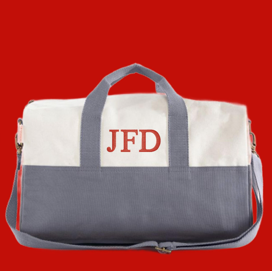 Monogrammed Small Duffle Bag