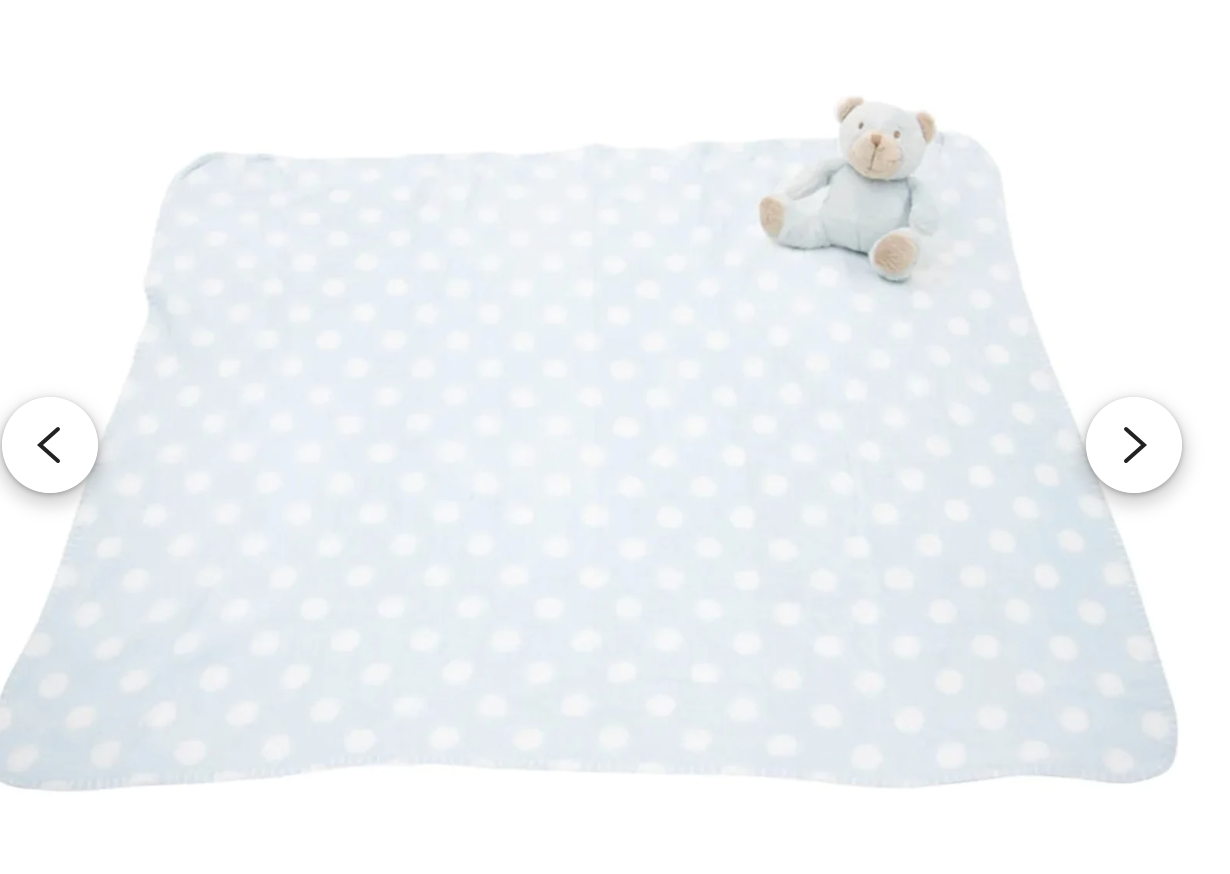 Baby Blanket Bear Plush Set