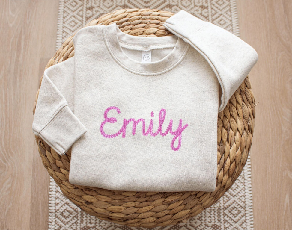 Big Chain Font Crewneck