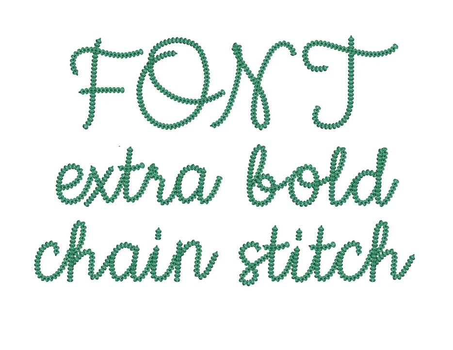 Big Chain Font Crewneck