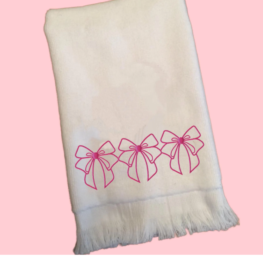 Bow Fingertip Towel