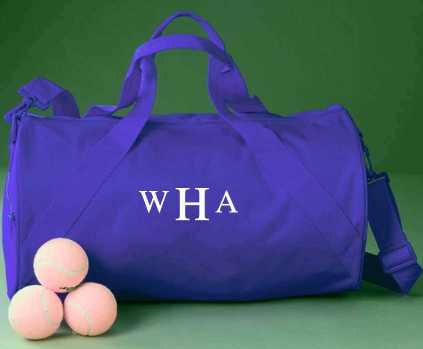 Monogrammed Kids Bag for Sleepover