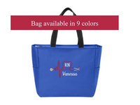 Nurse Appreciation Zipped Bag - Black