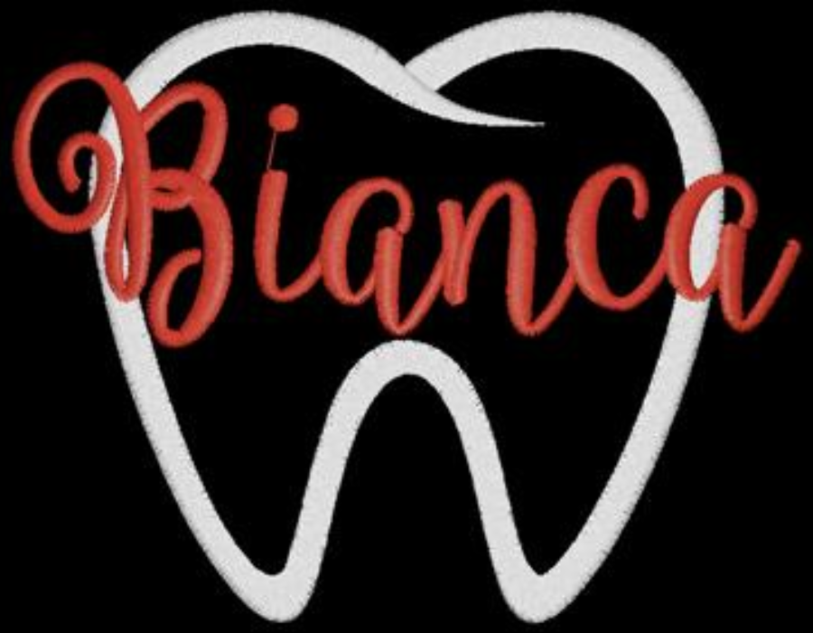 Personalized Tooth Gift Tote
