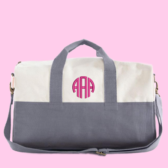 Monogrammed Small Sports Bag