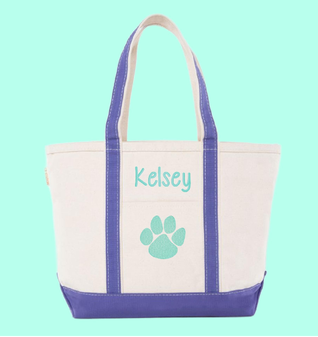 Puppy Canvas Tote
