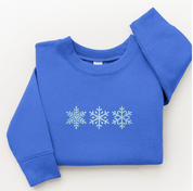 Snowflakes Design Toddler Sweatshirt