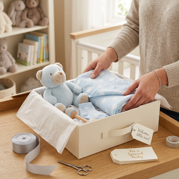 Baby Blanket Bear Plush Set