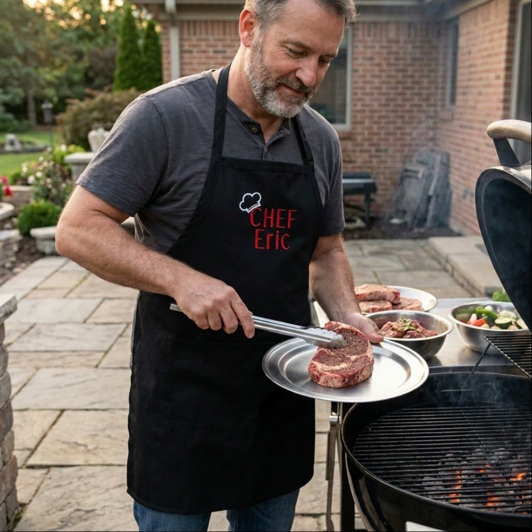 Personalized Aprons w/ Chef Design