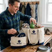Custom Dog Travel Bag Set, Dog Lovers Gift