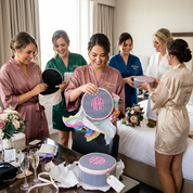 Bow Jewelry or Makeup Travel Case