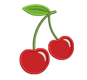 Cherry Fingertip Guest Towel