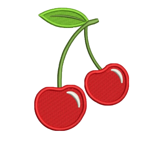 Cherry Fingertip Guest Towel