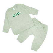 Personalized baby sweatsuit