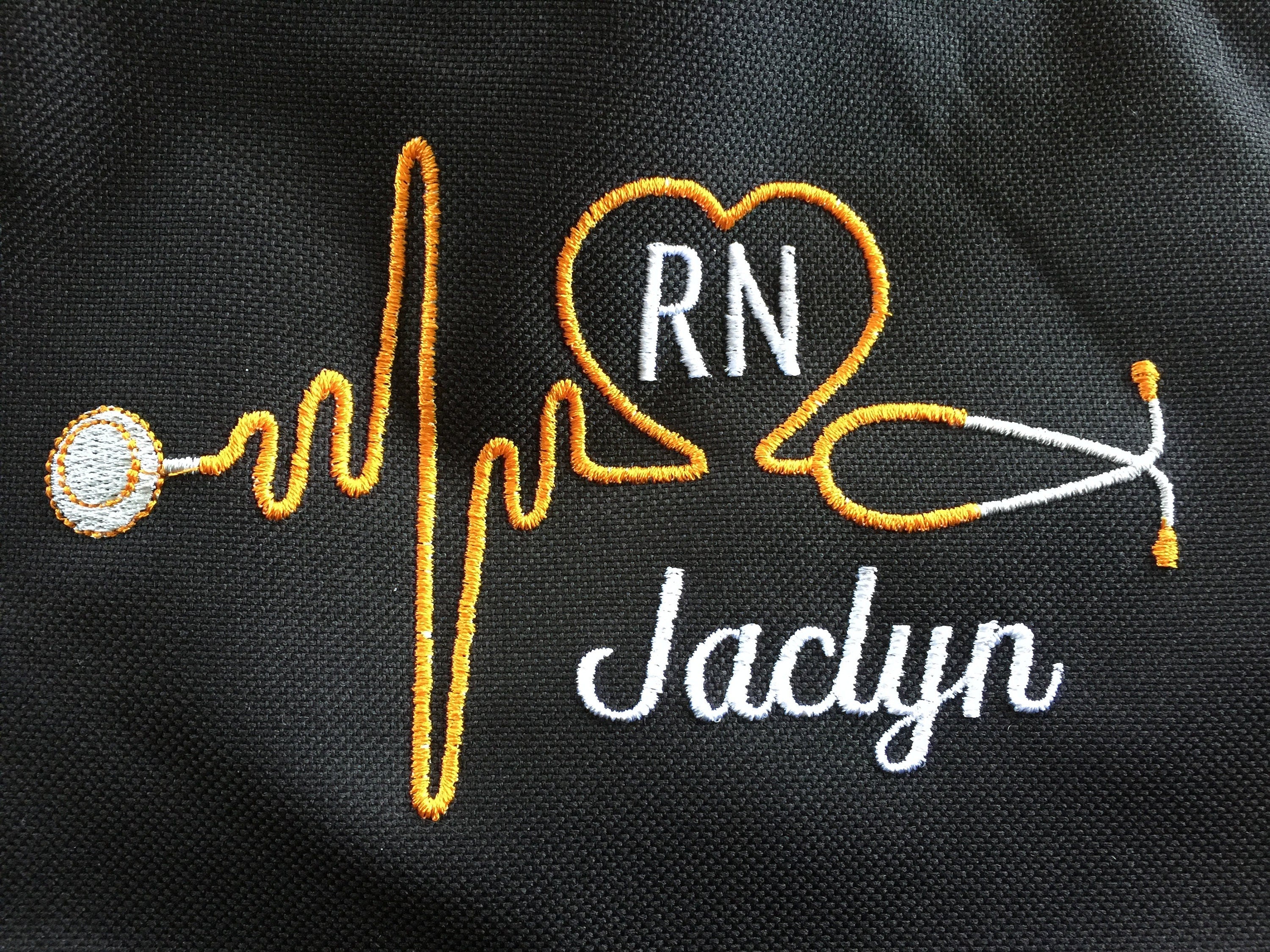Monogrammed Nurse Work Utility Bag