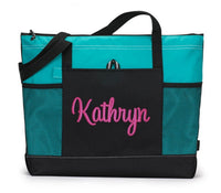 Bridesmaid Gift Bags, Teacher Tote - Black