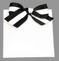 Classic Ribbon Bow Notepad- 4 Color Combinations - Navy &amp; Kelly Green